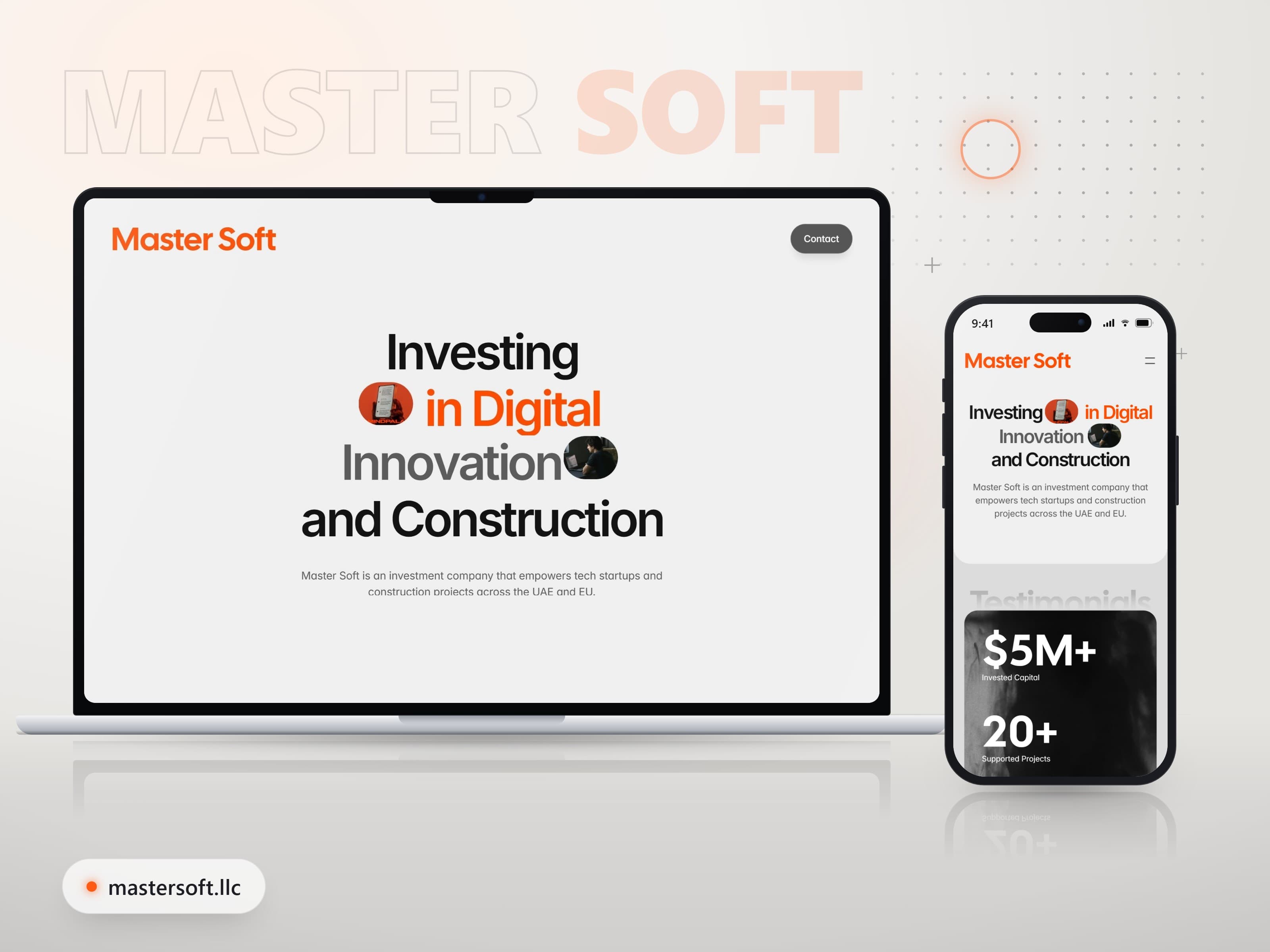 Master Soft — Investment Company Website