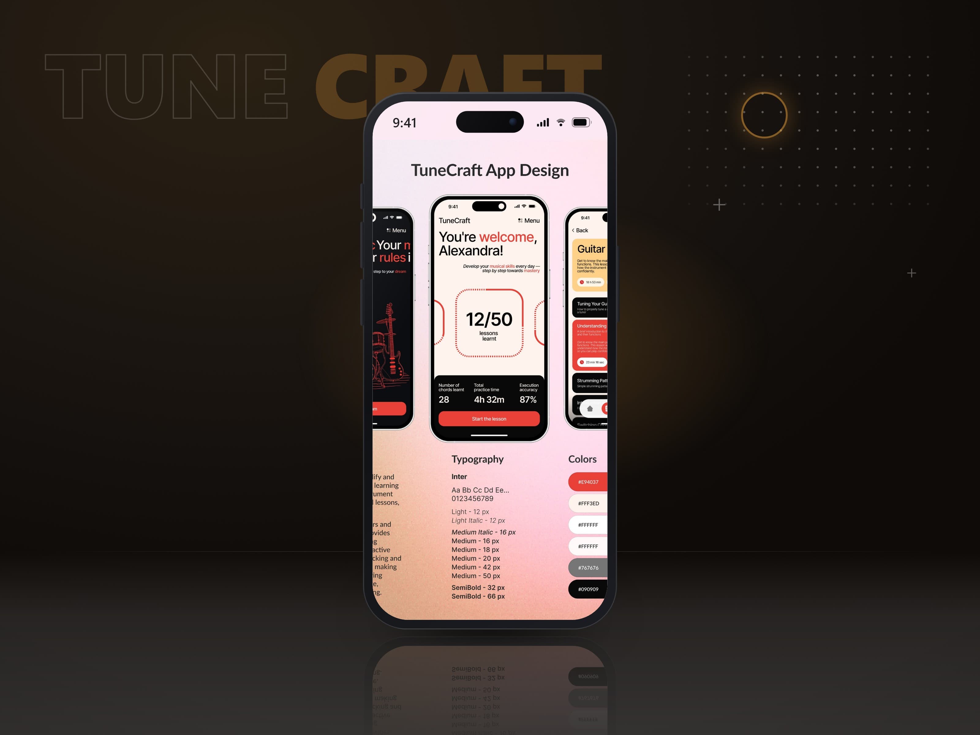 TuneCraft — Guitar Learning App
