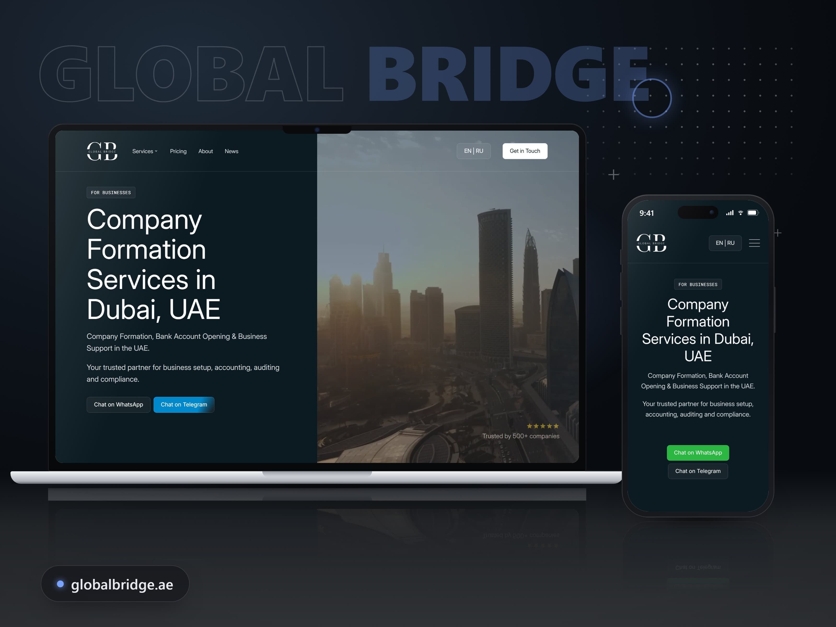 Global Bridge — Company Formation Site (UAE)