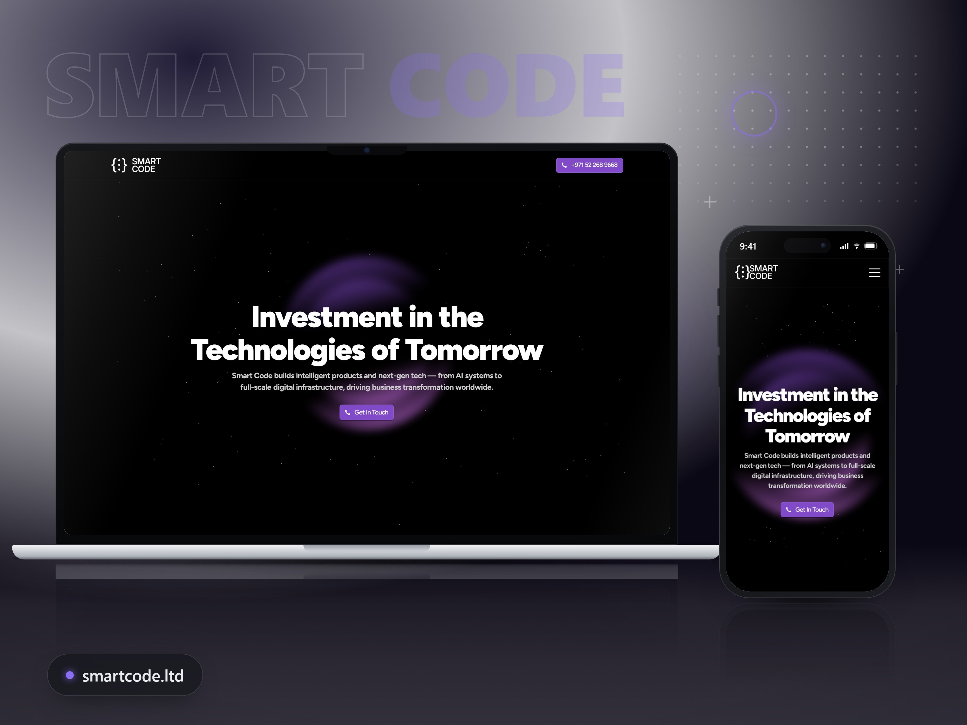 Smart Code — Corporate Site for an IT & Investment Company