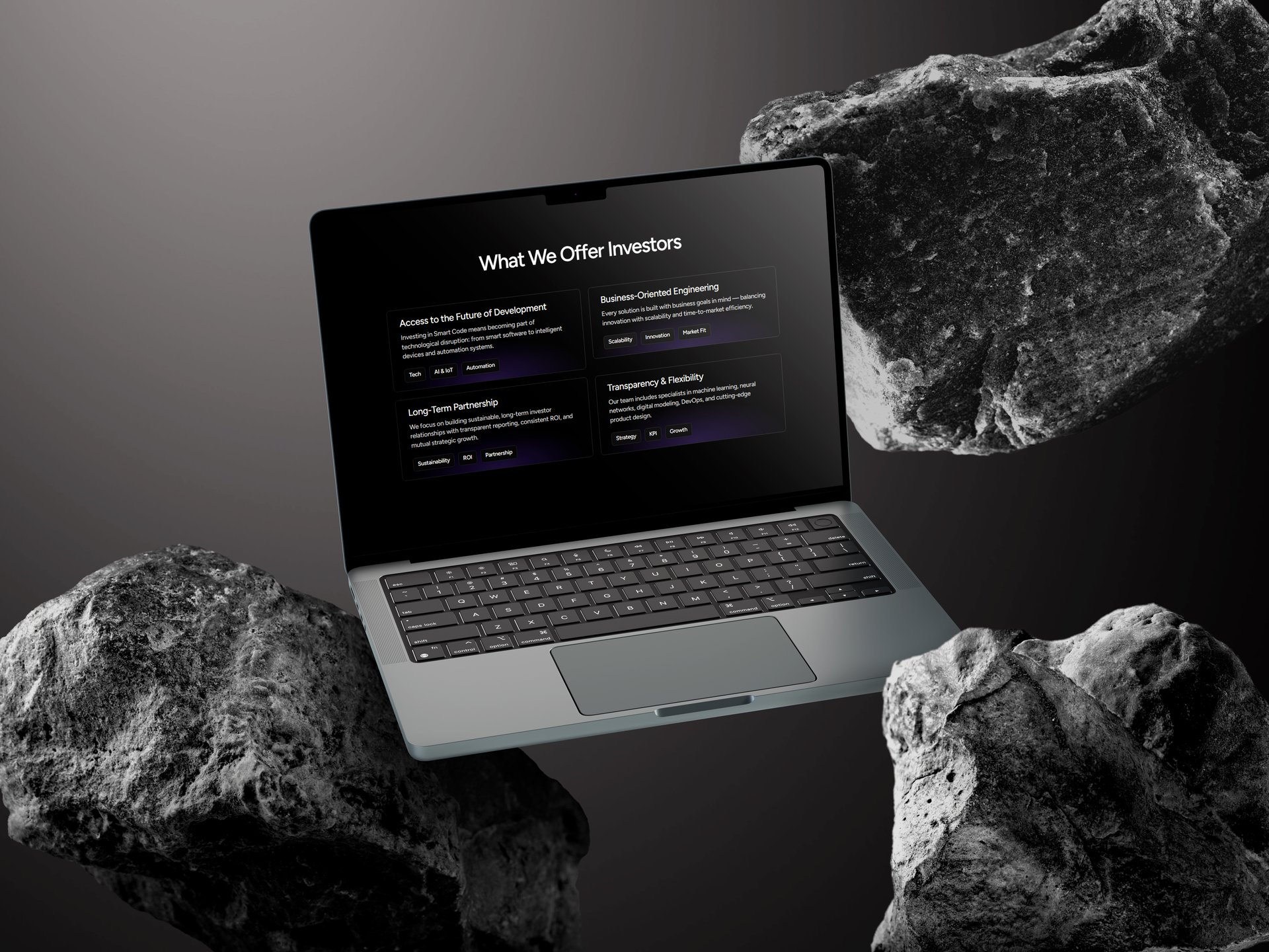 Smart Code — Corporate Site for an IT & Investment Company — 2